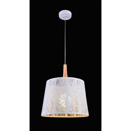 Lampa wisząca ażurowa Lantern biała Maytoni | Skandynawski Design