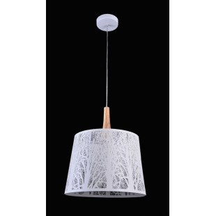 Lampa wisząca ażurowa Lantern biała Maytoni | Skandynawski Design
