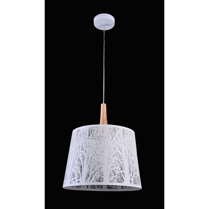 Lampa wisząca ażurowa Lantern biała Maytoni | Skandynawski Design