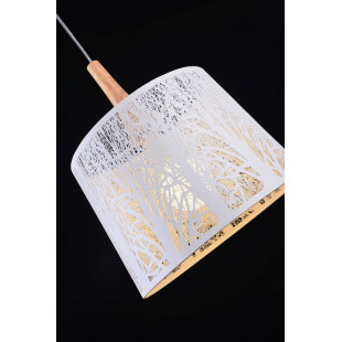 Lampa wisząca ażurowa Lantern biała Maytoni | Skandynawski Design