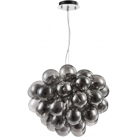 Lampa wisząca Balbo Maytoni | Szkło dymione, nikiel | Kup online