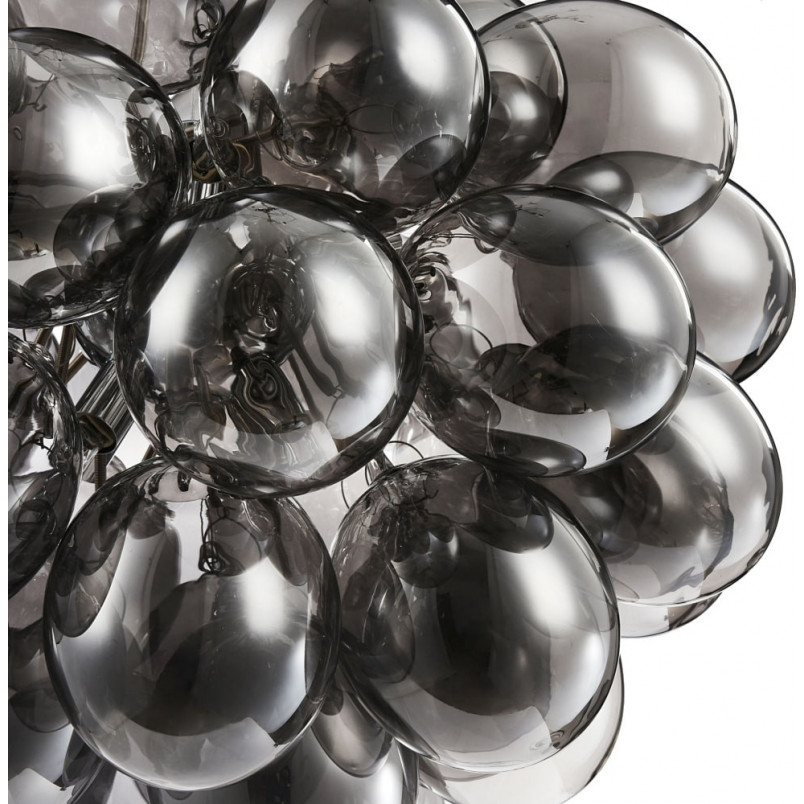 Lampa wisząca Balbo Maytoni | Szkło dymione, nikiel | Kup online