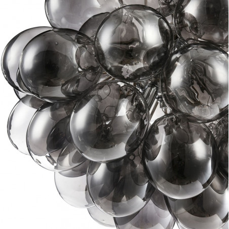 Lampa wisząca Balbo Maytoni | Szkło dymione, nikiel | Kup online
