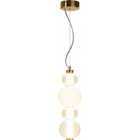 Lampa wisząca Maytoni Collar - glamour, szkło, LED - cena 1752 PLN