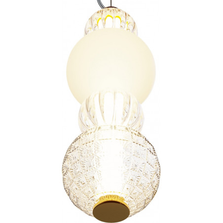 Lampa wisząca Maytoni Collar - glamour, szkło, LED - cena 1752 PLN