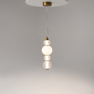 Lampa wisząca Maytoni Collar - glamour, szkło, LED - cena 1752 PLN