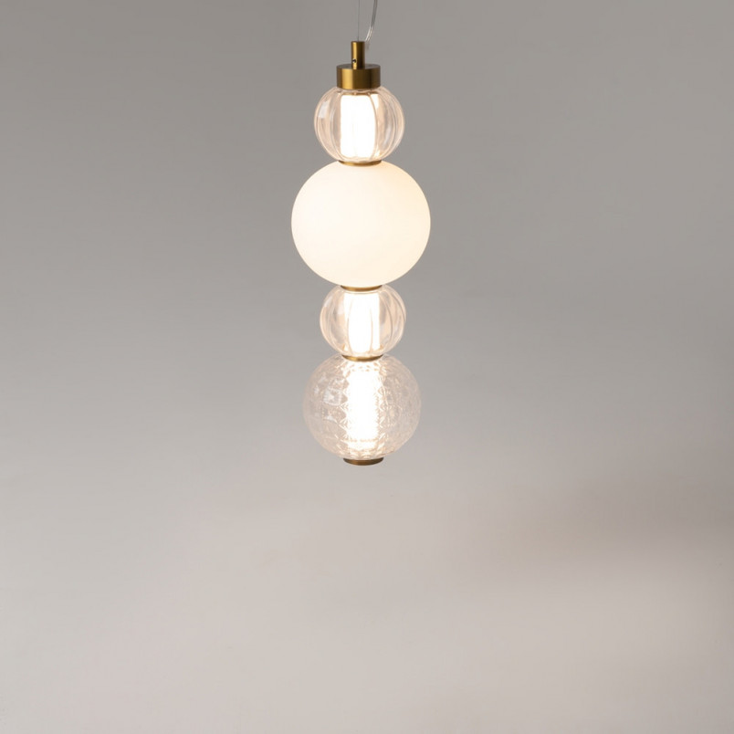 Lampa wisząca Maytoni Collar - glamour, szkło, LED - cena 1752 PLN