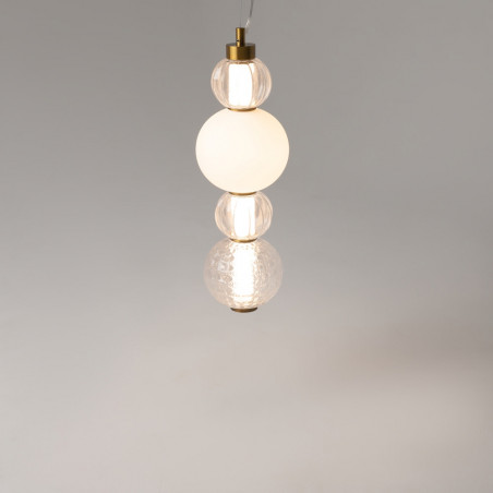 Lampa wisząca Maytoni Collar - glamour, szkło, LED - cena 1752 PLN