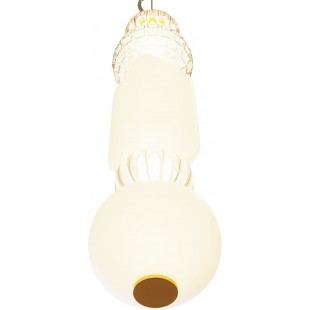 Lampa wisząca Maytoni Collar LED - Glamour, szkło, chrom