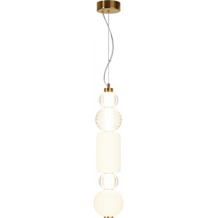 Lampa wisząca Maytoni Collar LED - Glamour, szkło, chrom