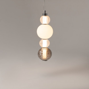 Lampa wisząca Maytoni Collar II - Szkło, Chrom, LED | Oświetlenie