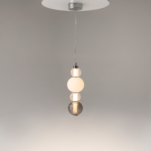 Lampa wisząca Maytoni Collar II - Szkło, Chrom, LED | Oświetlenie