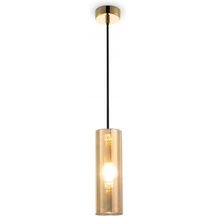 Lampa wisząca Gioia Maytoni - Złota tuba szklana | Sklep z lampami