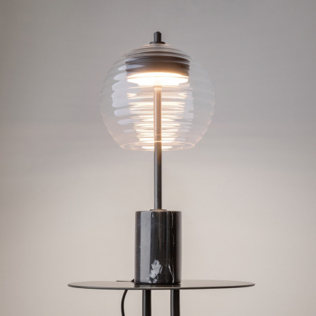 Lampa stołowa Mystic - Maytoni | Szkło, Modern, Czarna