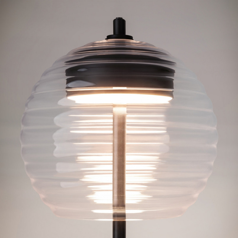 Lampa stołowa Mystic - Maytoni | Szkło, Modern, Czarna
