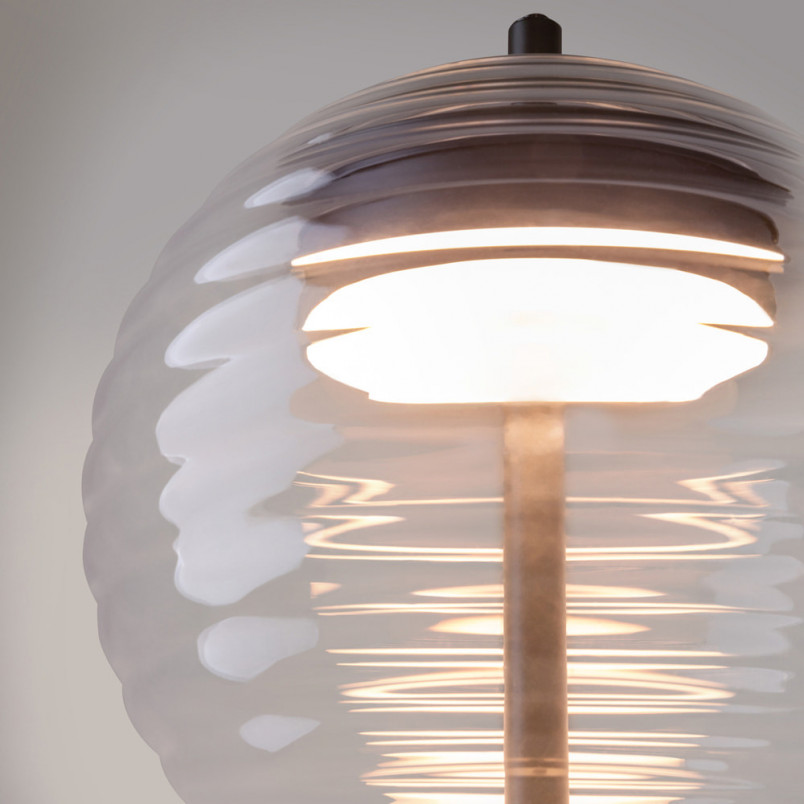 Lampa stołowa Mystic - Maytoni | Szkło, Modern, Czarna