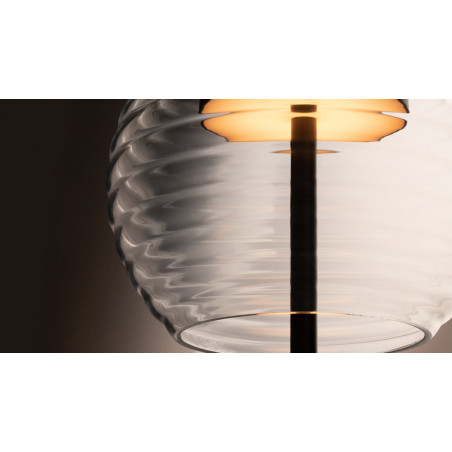 Lampa stołowa Mystic - Maytoni | Szkło, Modern, Czarna