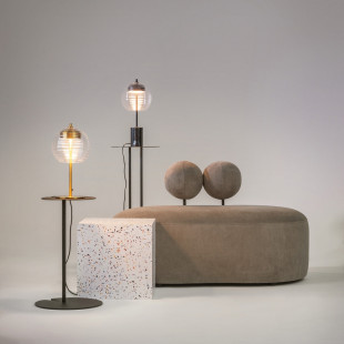 Lampa stołowa Mystic - Maytoni | Szkło, Modern, Czarna