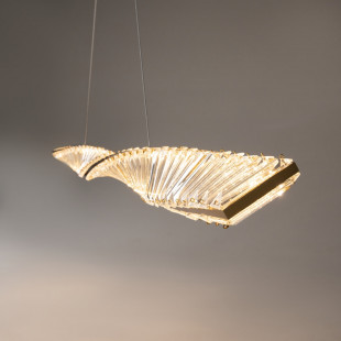 Lampa wisząca kryształowa Krone Maytoni | 120cm, Mosiądz