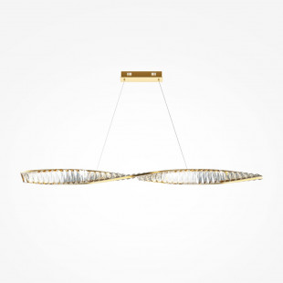 Lampa wisząca kryształowa Krone Maytoni | 120cm, Mosiądz