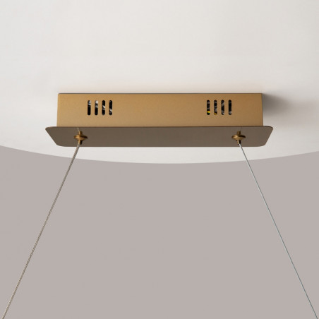 Lampa wisząca kryształowa Krone Maytoni | 120cm, Mosiądz