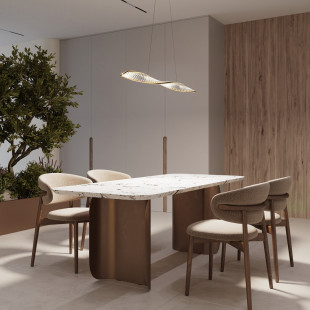 Lampa wisząca kryształowa Krone Maytoni | 120cm, Mosiądz