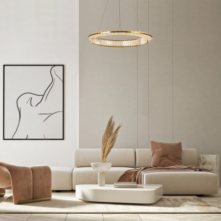 Lampa wisząca kryształowa Krone Maytoni - Elegancja i blask!