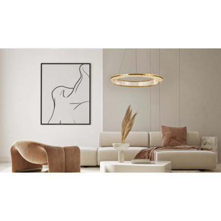 Lampa wisząca Krone LED - Kryształowa elegancja Maytoni
