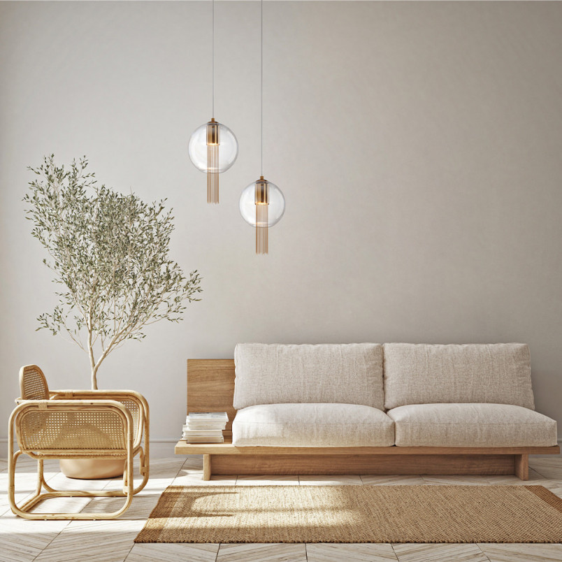 Lampa wisząca szklana Flusso Maytoni | Elegancja i styl