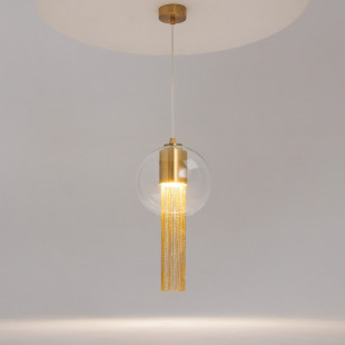 Lampa wisząca Flusso Maytoni | Szkło, Mosiądz, 20cm