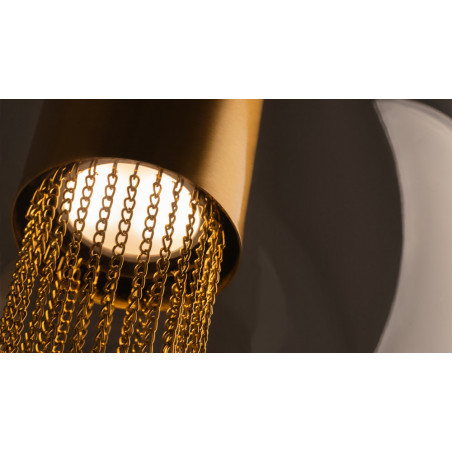 Lampa wisząca Flusso Maytoni | Szkło, Mosiądz, 20cm