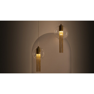 Lampa wisząca Flusso Maytoni | Szkło, Mosiądz, 20cm