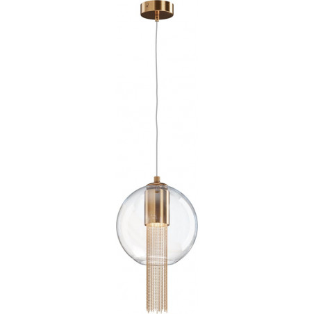 Lampa wisząca Flusso Maytoni | Szkło, Mosiądz, 20cm