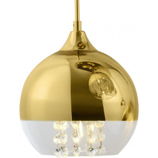 Lampa wisząca Maytoni Fermi V: Złote kule z kryształkami | Ekskluzywny design