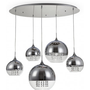 Lampa wisząca Maytoni Fermi V - szklane kule, glamour | Kup teraz!
