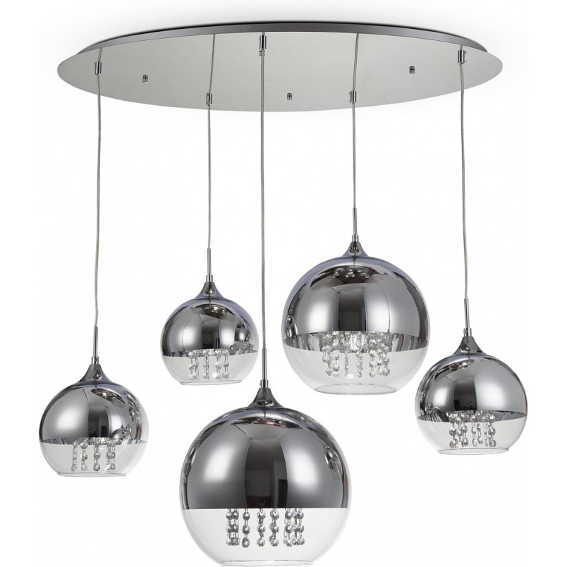 Lampa wisząca Maytoni Fermi V - szklane kule, glamour | Kup teraz!