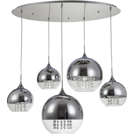 Lampa wisząca Maytoni Fermi V - szklane kule, glamour | Kup teraz!