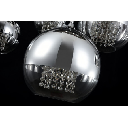 Lampa wisząca Maytoni Fermi V - szklane kule, glamour | Kup teraz!