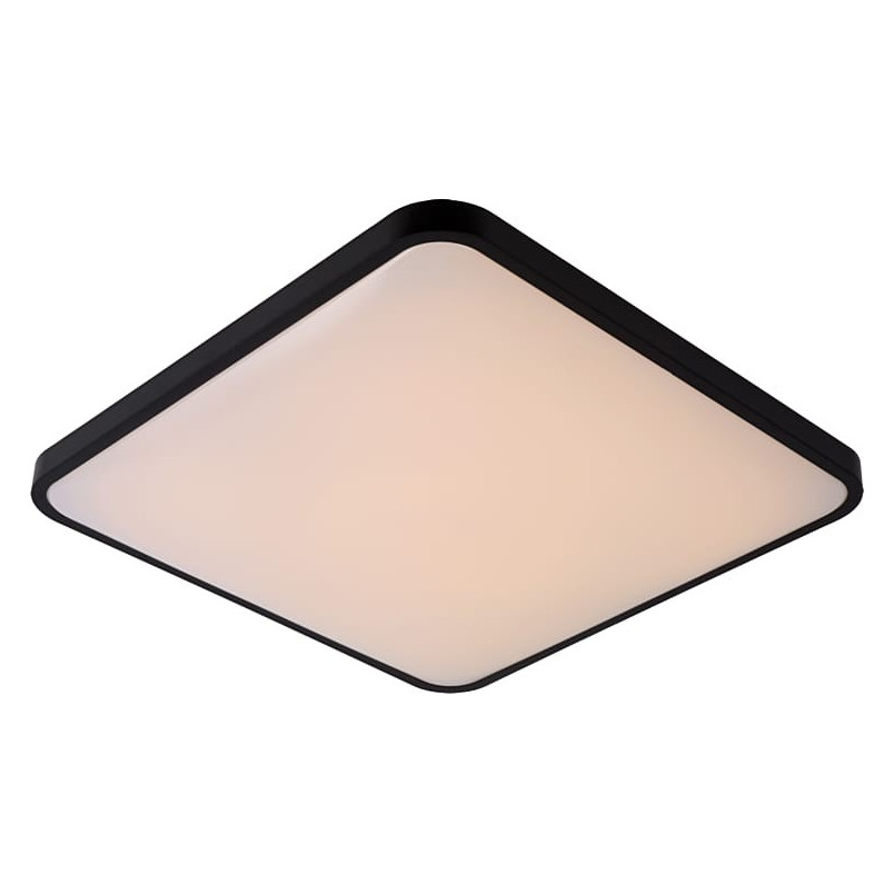 Plafon LED czarny kwadrat Lucide Polaris 54cm - Odkryj elegancję!