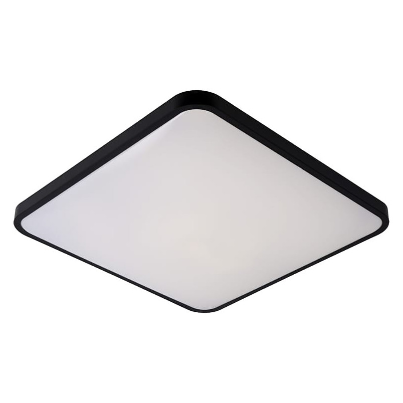 Plafon LED czarny kwadrat Lucide Polaris 54cm - Odkryj elegancję!