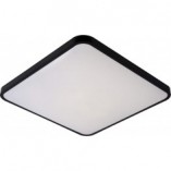 Plafon LED czarny kwadrat Lucide Polaris 54cm - Odkryj elegancję!