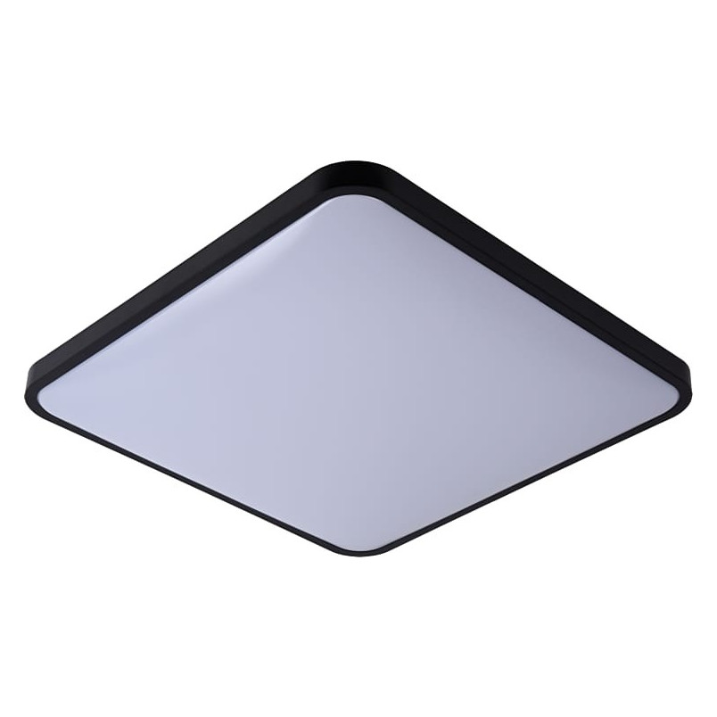 Plafon LED czarny kwadrat Lucide Polaris 54cm - Odkryj elegancję!