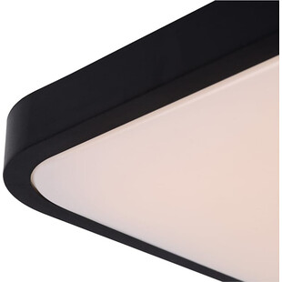 Plafon LED czarny kwadrat Lucide Polaris 54cm - Odkryj elegancję!
