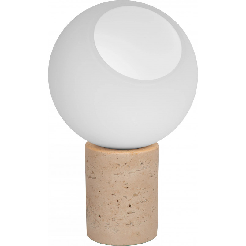 Lampa stołowa Davin Lucide | Szklana, Japandi, Biały