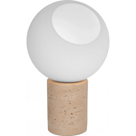 Lampa stołowa Davin Lucide | Szklana, Japandi, Biały