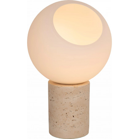 Lampa stołowa Davin Lucide | Szklana, Japandi, Biały