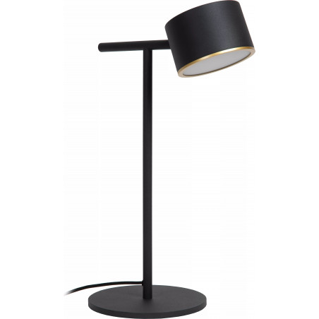 Lampa biurkowa LED Gian | Czarna, ściemniacz Lucide