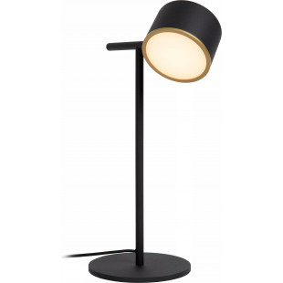 Lampa biurkowa LED Gian | Czarna, ściemniacz Lucide