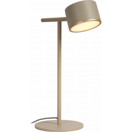 Lampa biurkowa LED Gian - Lucide | Ściemniacz, Taupe