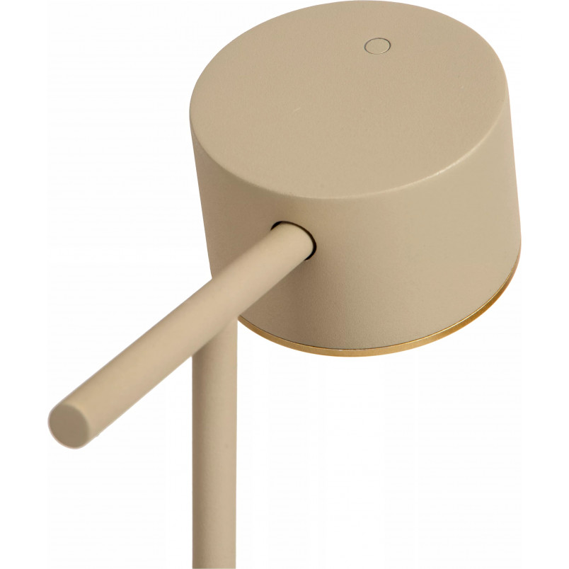 Lampa biurkowa LED Gian - Lucide | Ściemniacz, Taupe